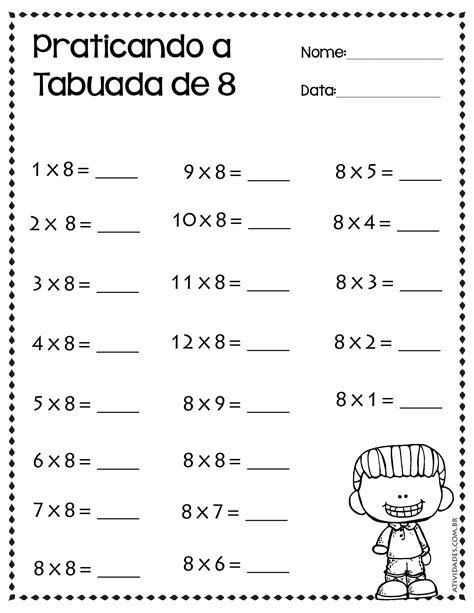 exercícios de tabuada online.